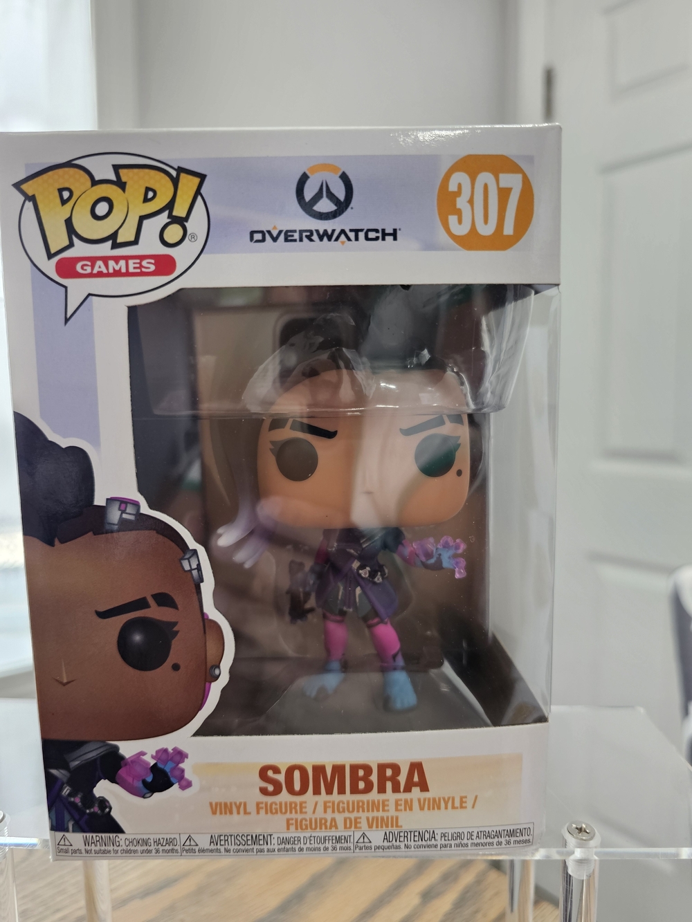 🌺 Funko Pop! Games Overwatch Sombra #307 Vinyl Figure - Purple & Pink Accents